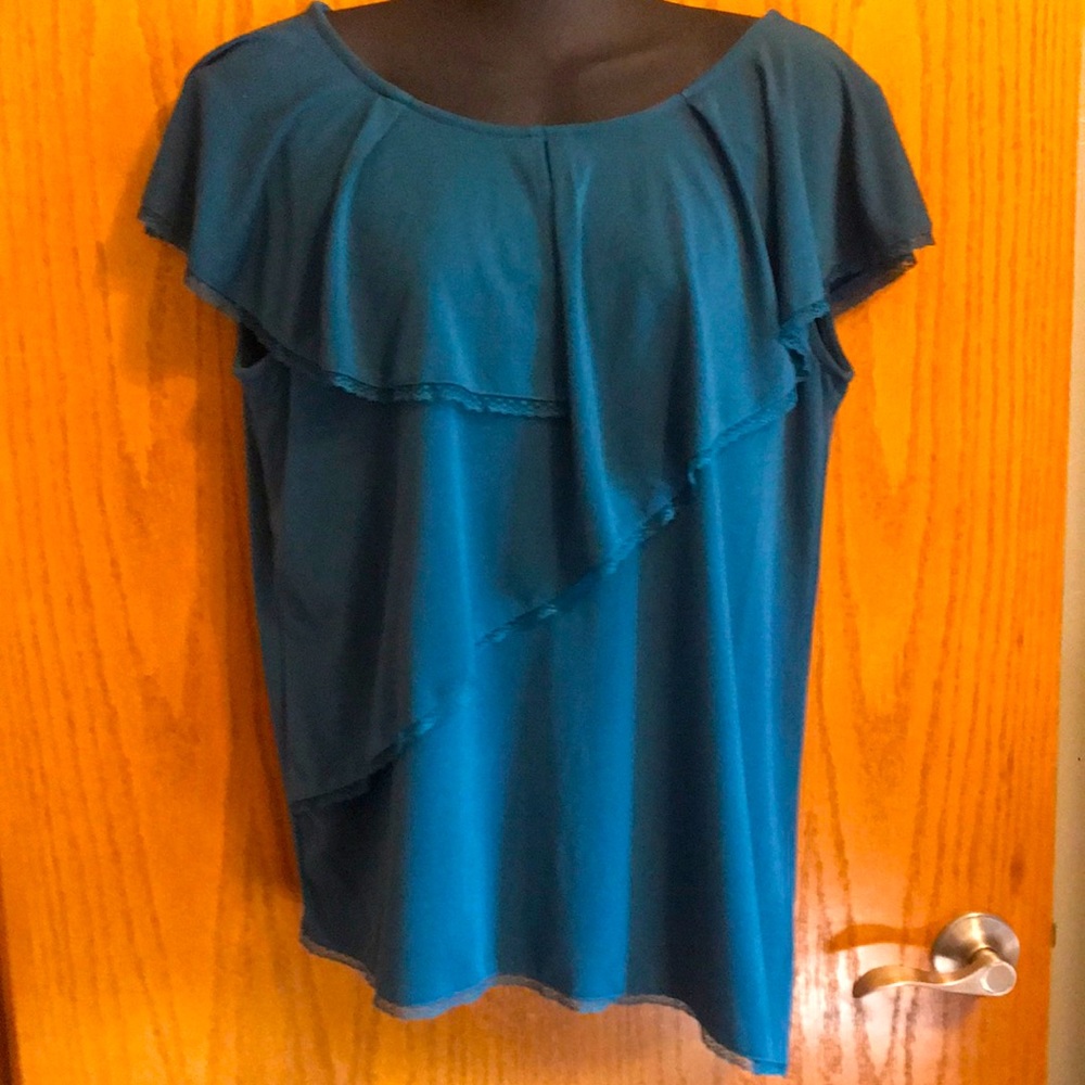 Emerald green blouse